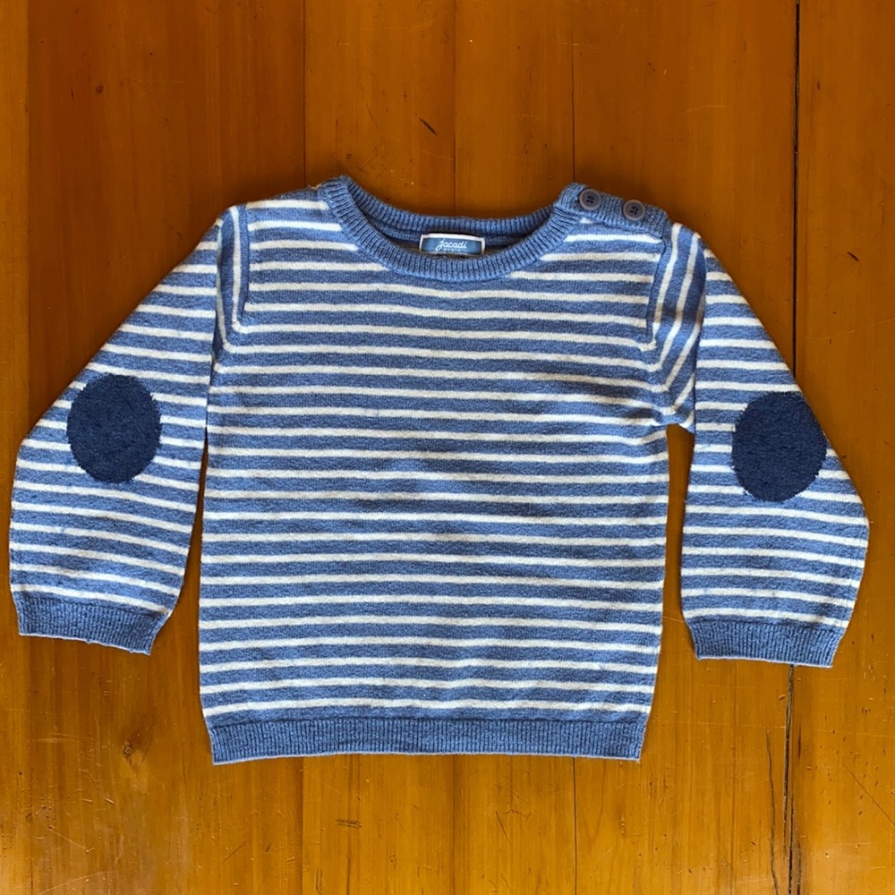 24M striped Jacadi sweater